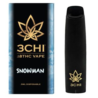 3 Chi Delta8 Disposable Snowman