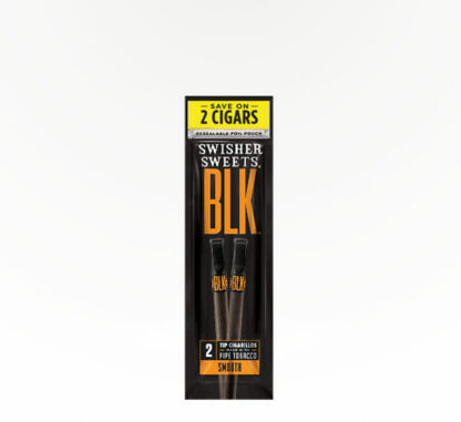 Swisher Sweets 2 Tip Blk Smooth