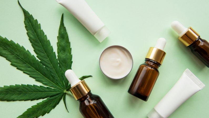 Different forms of CBD for skin care