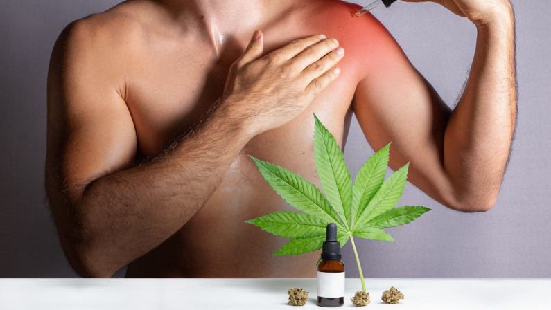 CBD aids in muscle relaxation, recovery, and pain relief