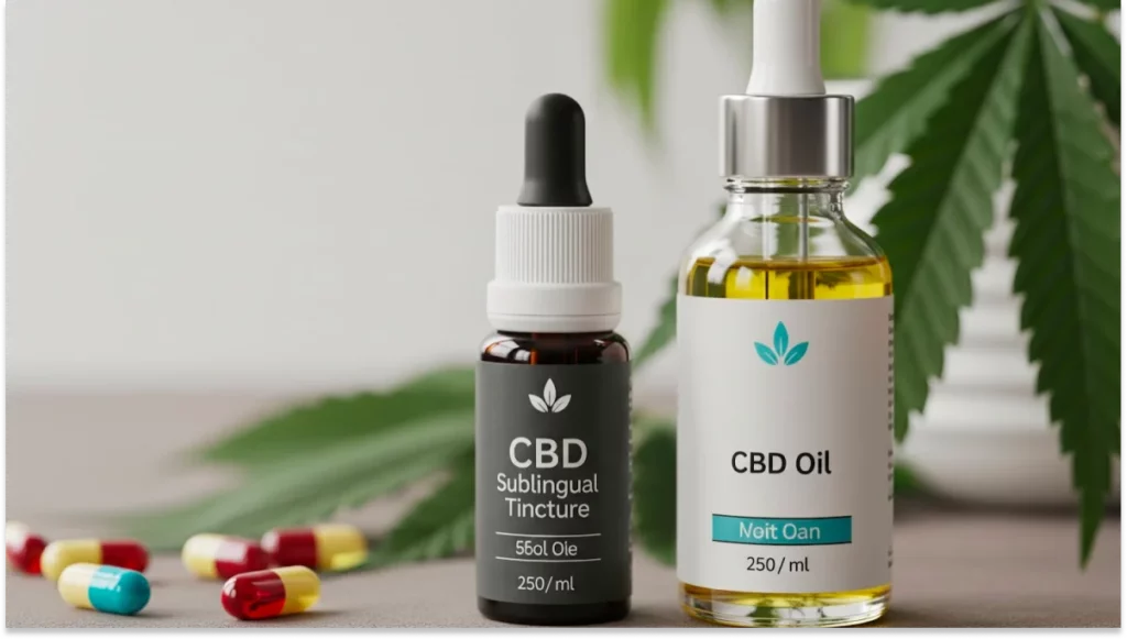 CBD Sublingual Tincture vs. CBD Oil